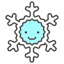Snowflake Element from Emojis - Kawaii Set
