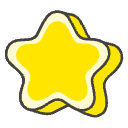 Star A Element from Emojis - Kawaii Set
