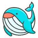 Whale Element from Emojis - Kawaii Set