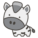 Zebra Element from Emojis - Kawaii Set