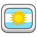 Flag Argentina Element from Emojis - Kawaii Set
