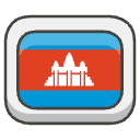 Flag Cambodia Element from Emojis - Kawaii Set