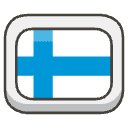 Flag Finland Element from Emojis - Kawaii Set