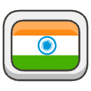 Flag India Element from Emojis - Kawaii Set