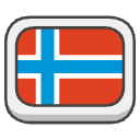 Flag Norway Element from Emojis - Kawaii Set