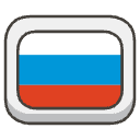 Flag Russia Element from Emojis - Kawaii Set