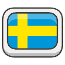Flag Sweden Element from Emojis - Kawaii Set