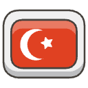 Flag Turkey Element from Emojis - Kawaii Set