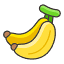 Banana B Element from Emojis - Kawaii Set