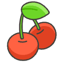 Cherries Element from Emojis - Kawaii Set