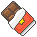 Chocolate Bar Element from Emojis - Kawaii Set