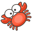 Crab Element from Emojis - Kawaii Set
