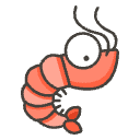 Shrimp Element from Emojis - Kawaii Set