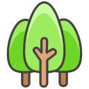 Evergreen Tree Emoji from Kawaii Emoji Set