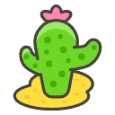 Cactus Emoji from Kawaii Emoji Set