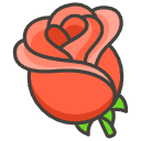 Rose B Element from Kawaii Emoji Set