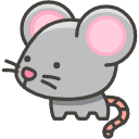 Rat Element from Kawaii Emoji Set