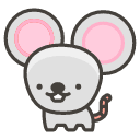 Mouse Emoji from Kawaii Emoji Set