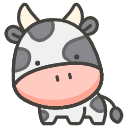 Cow Emoji from Kawaii Emoji Set