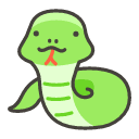 Snake Emoji from Kawaii Emoji Set