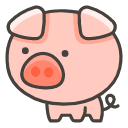 Pig Emoji from Kawaii Emoji Set