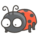 Lady Beetle Emoji from Kawaii Emoji Set
