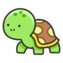 Turtle Emoji from Kawaii Emoji Set