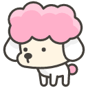 Poodle Emoji from Kawaii Emoji Set
