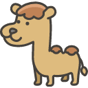 Two Hump Camel Emoji from Kawaii Emoji Set
