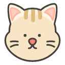 Cat Face Element from Kawaii Emoji Set