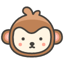 Monkey Face Emoji from Kawaii Emoji Set