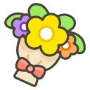 Bouquet Emoji from Kawaii Emoji Set