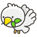 Dove Element from Kawaii Emoji Set