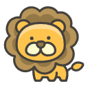 Lion Emoji from Kawaii Emoji Set