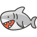 Shark Emoji from Kawaii Emoji Set