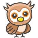 Owl Element from Kawaii Emoji Set