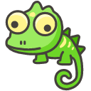 Lizard Emoji from Kawaii Emoji Set