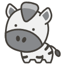 Zebra Emoji from Kawaii Emoji Set