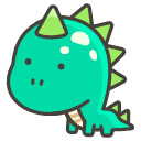 Sauropod Emoji from Kawaii Emoji Set