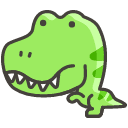 T Rex Emoji from Kawaii Emoji Set