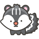 Skunk Element from Kawaii Emoji Set