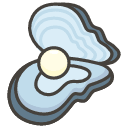 Oyster Emoji from Kawaii Emoji Set