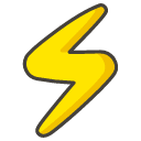 High Voltage Emoji from Kawaii Emoji Set