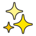 Sparkles Emoji from Kawaii Emoji Set