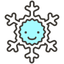 Snowflake Emoji from Kawaii Emoji Set
