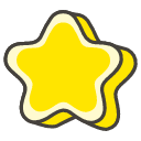 Star A Emoji from Kawaii Emoji Set