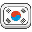Flag South Korea Emoji from Kawaii Emoji Set