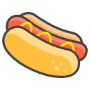 Hot Dog Emoji from Kawaii Emoji Set