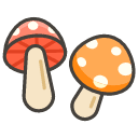 Mushroom B Element from Kawaii Emoji Set