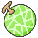 Melon Emoji from Kawaii Emoji Set